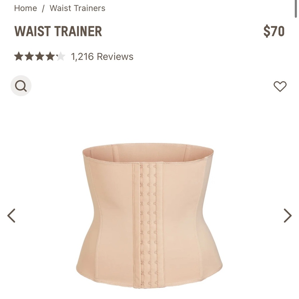 Skims waist trainer clay XXS